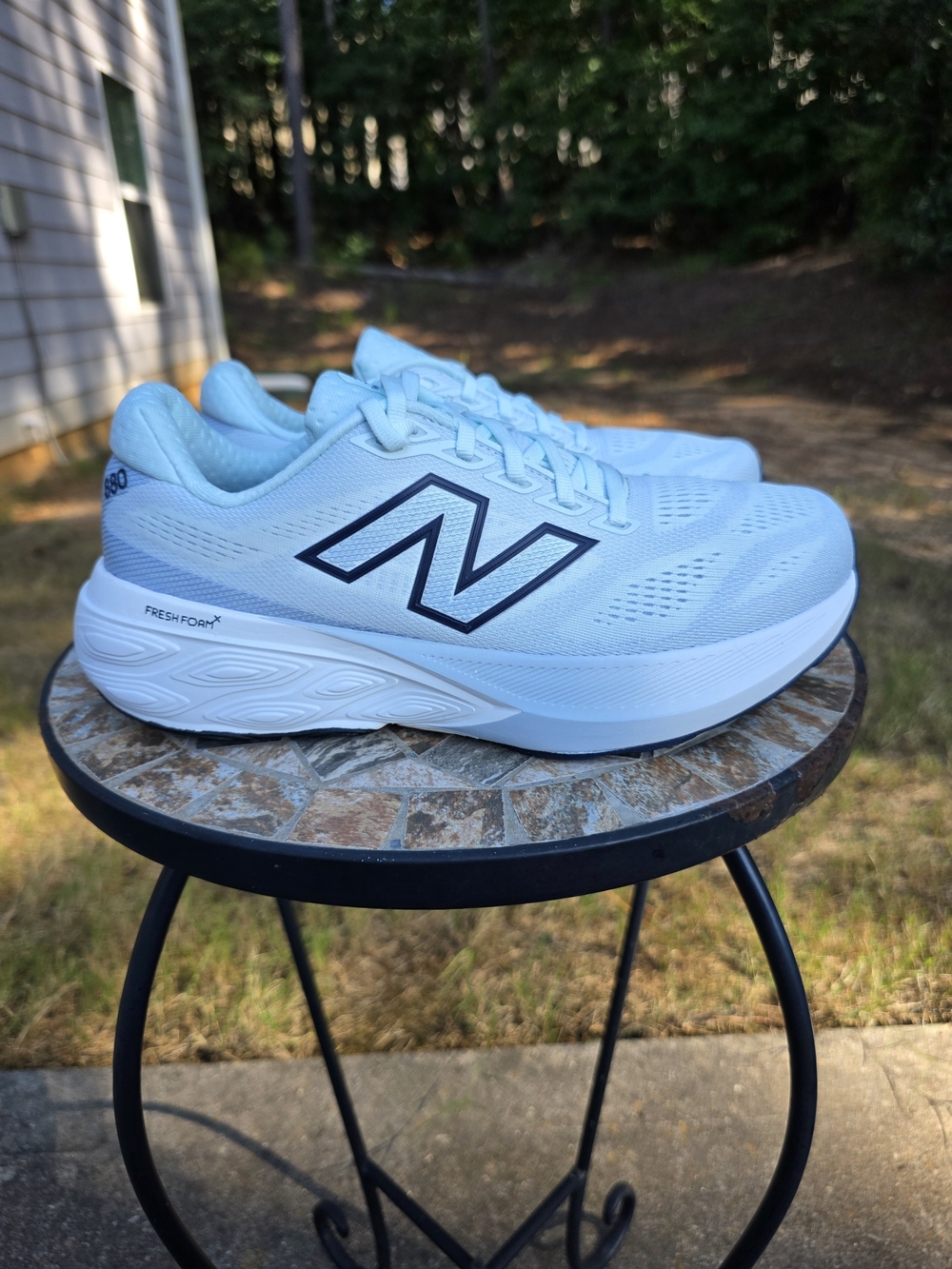 New Balance FF X 880v15 W880411 Glint Blue Sneakers W Sz 9.5 D M Sz 8 D Worn 5x